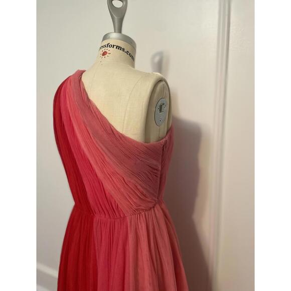 Hutch x Anthropologie - One-Shoulder Pleated Colorblock Maxi Dress, size 8 - Picture 9 of 13